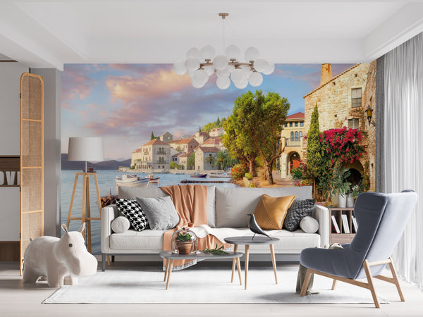 Fresco Mural | Landscape View Wallpaper