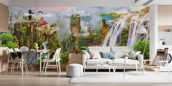 Fresco Wallpaper | Fairy Landscape View Wallpaper