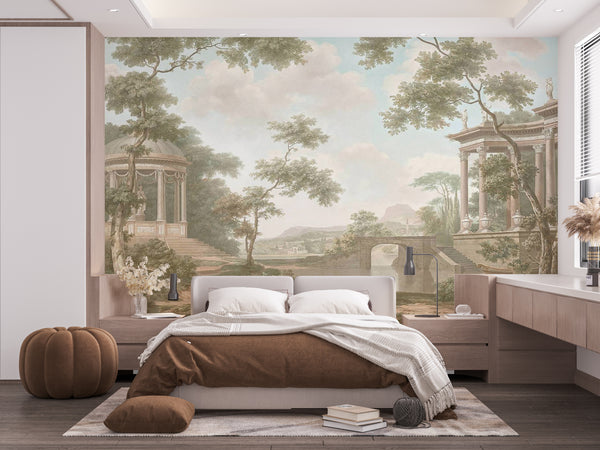 Fresco Mural | Vintage Park View Wall Mural