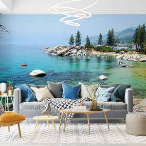  The blue waters of Lake Wallpaper
