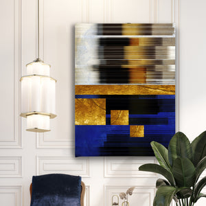 Custom Canvas Prints | Canvas Wall Art | Abstract Gold Leaf and Beige Background Wall Poster