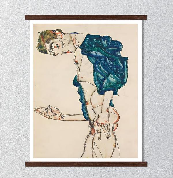 Canvas Wall Art, 'Preacher (Self-Portrait), 1913' Giclee Print - Egon Schiele, Wall Poster