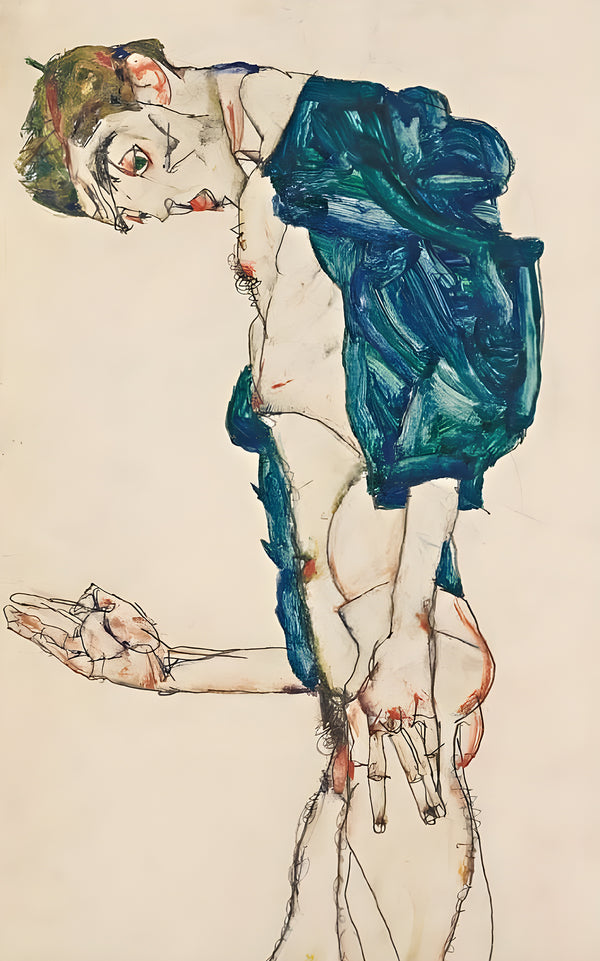 Canvas Wall Art, 'Preacher (Self-Portrait), 1913' Giclee Print - Egon Schiele, Wall Poster