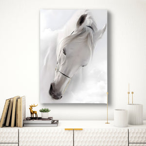 Wall Poster - White Gorgeos Horse