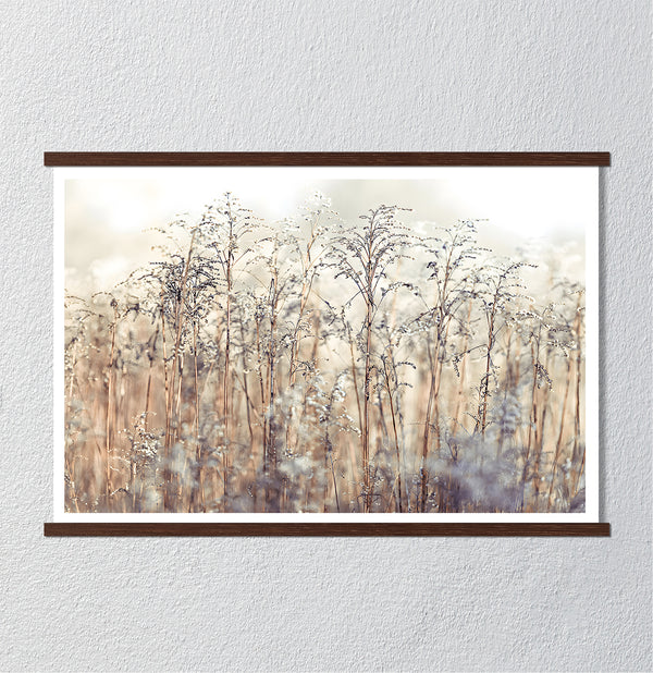 Canvas Wall Art, Autumn Dried Grass, Wall Poster