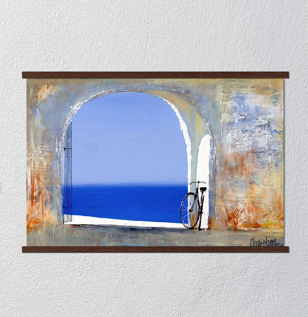 Canvas Wall Art, Oilpainted Sea View, Wall Poster