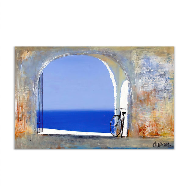 Canvas Wall Art, Oilpainted Sea View, Wall Poster