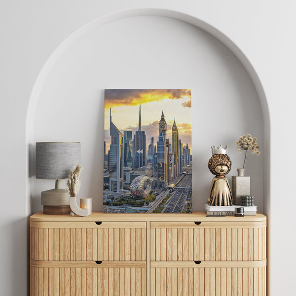 Canvas Wall Art, Dubai City View, Wall Poster