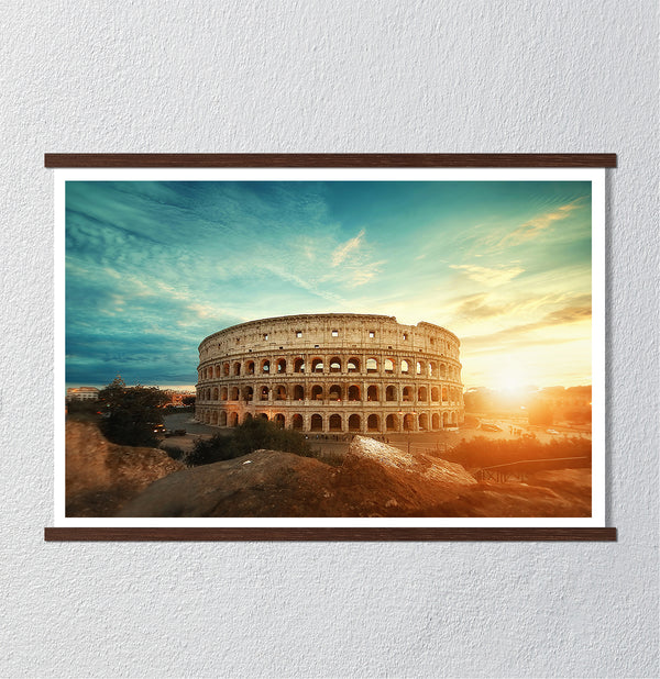 Canvas Wall Art, Historical monument, Colosseum, Rome- Italy, Wall Poster