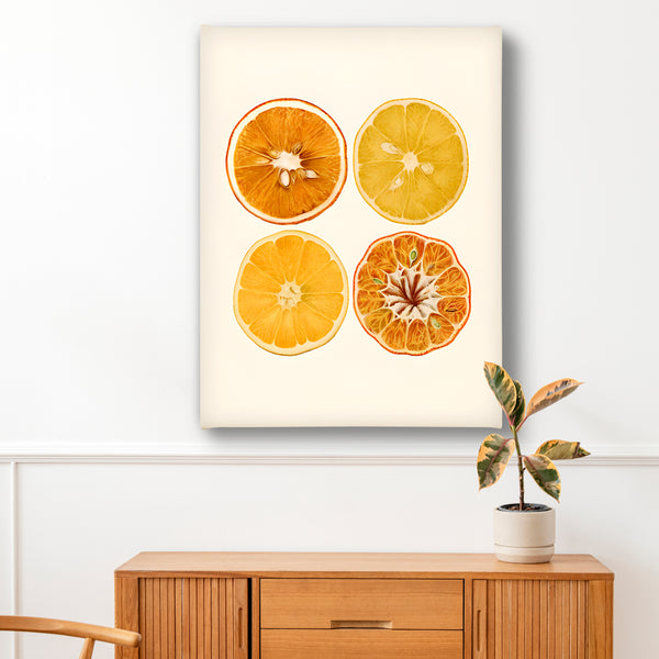 Canvas Wall Art, Orange Citrus, Wall Poster