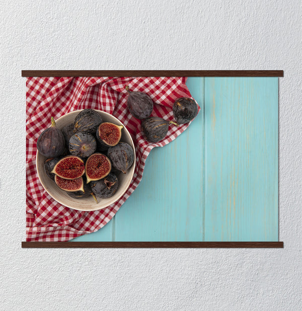 Canvas Wall Art, Fresh Fig Fruits, Wall Poster