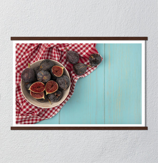 Canvas Wall Art, Fresh Fig Fruits, Wall Poster