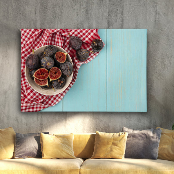 Canvas Wall Art - Fresh Fig Fruits