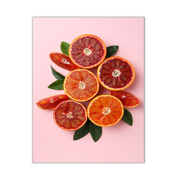 Canvas Wall Art, Fresh Orange Fruits, Wall Poster