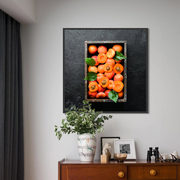 Wall Art, Fresh Fruits Apricot, Wall Poster