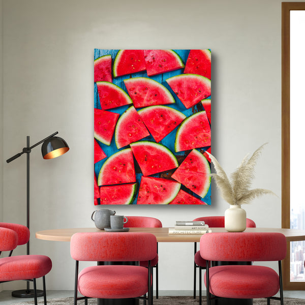 Canvas Wall Art, Fresh Watermelon, Wall Poster