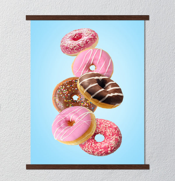 Canvas Wall Art, Donuts, Wall Poster