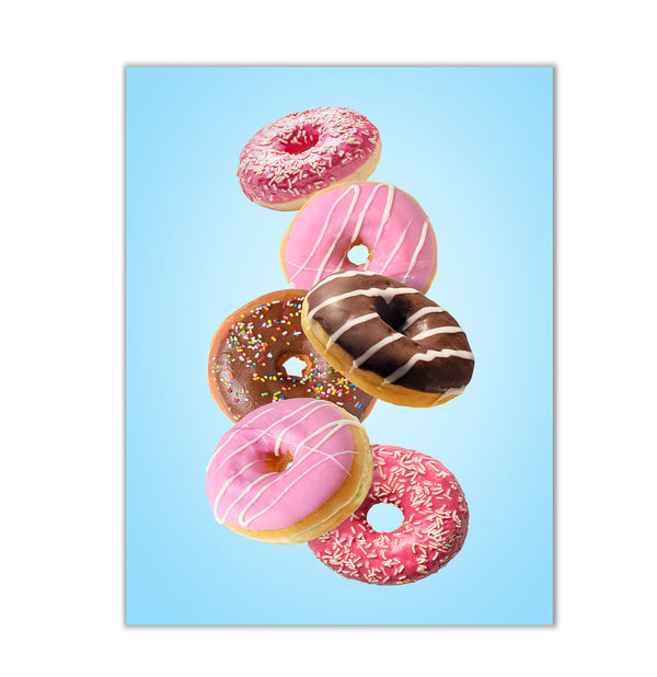 Canvas Wall Art, Donuts, Wall Poster