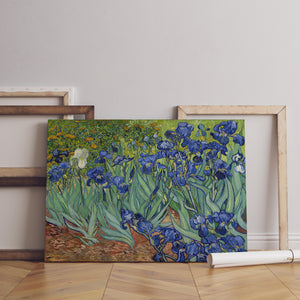 Canvas Wall Art -  Purple Irises – Vincent van Gogh Wall Poster