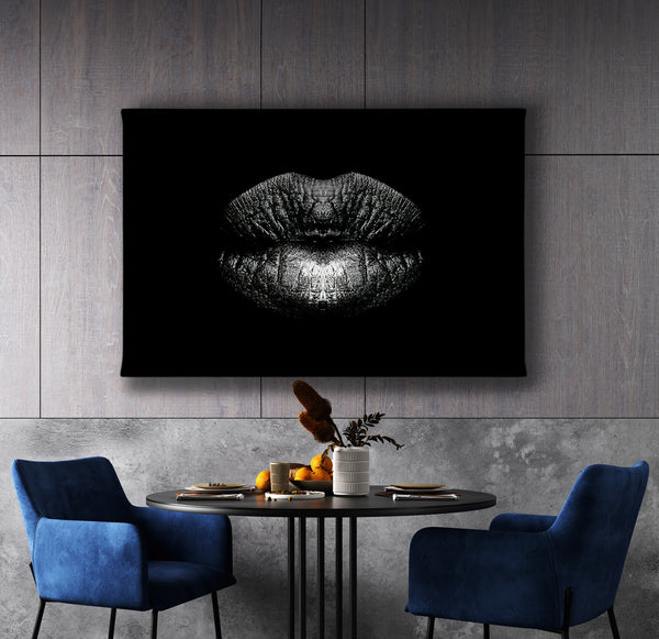 Canvas Wall Art, Lips, Wall Poster