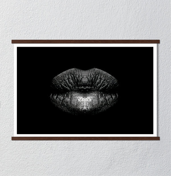 Canvas Wall Art, Lips, Wall Poster