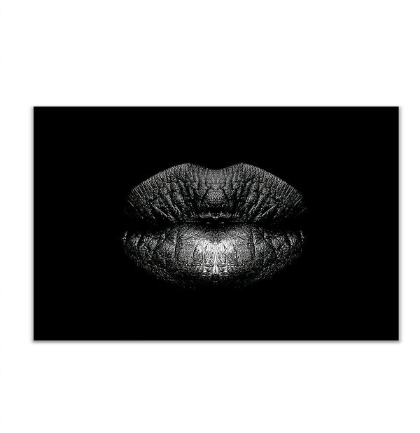 Canvas Wall Art, Lips, Wall Poster