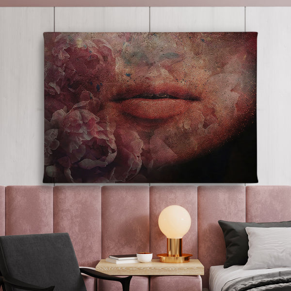 Canvas Fashion Wall Art -  Woman's Lips