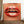 Canvas Fashion Wall Art, Red & Gold Lips, Glam Wall Poster