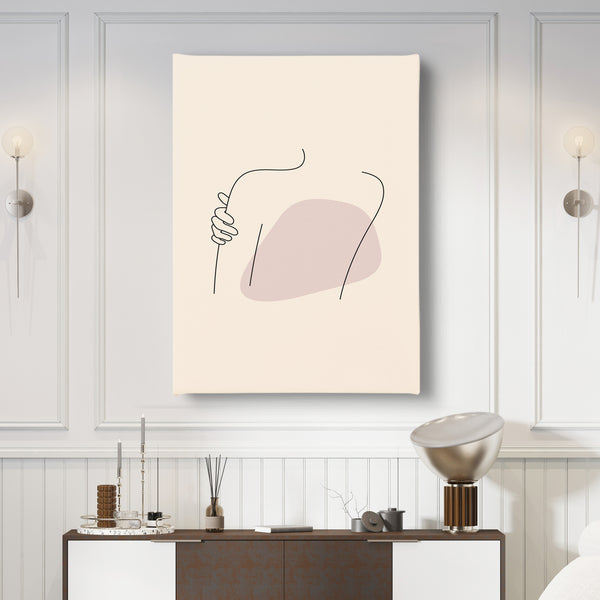 Canvas Wall Art - Woman Silhouette