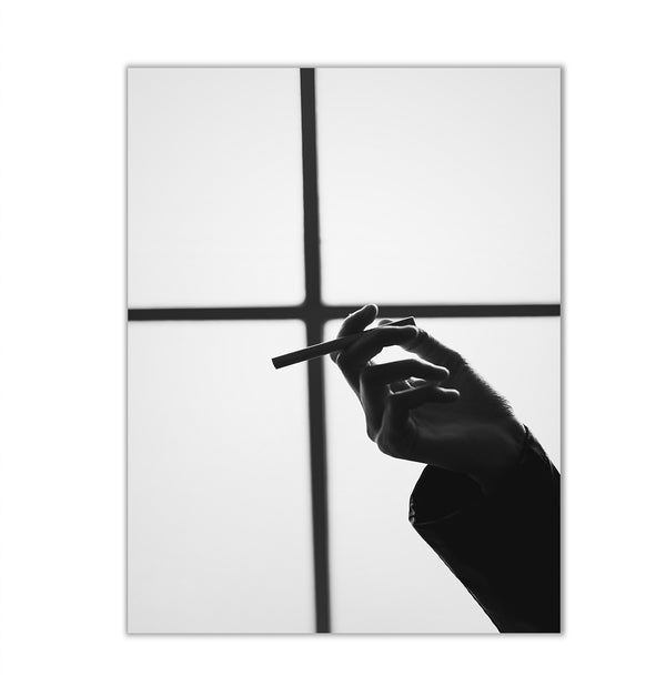 Canvas Wall Art, Cigarette, Minimalist Wall Poster