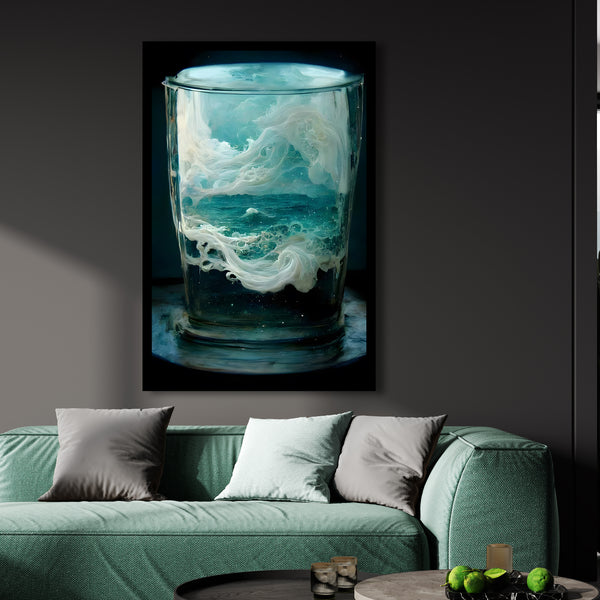 Wall Art, A Sea Lost in Glass, Wall Poster