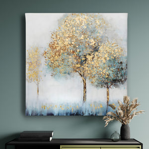 Canvas Wall Art -  Golden Tree 