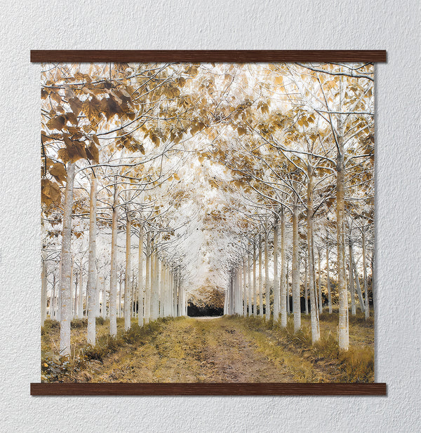 Canvas Wall Art, Golden Tree, Wall Poster