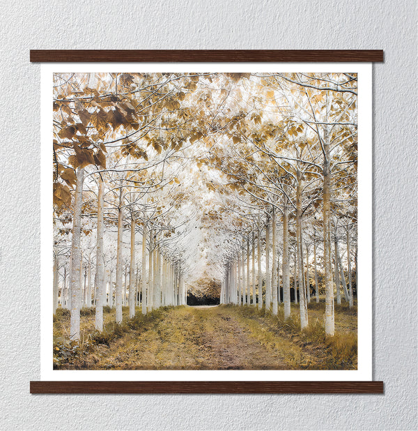 Canvas Wall Art, Golden Tree, Wall Poster