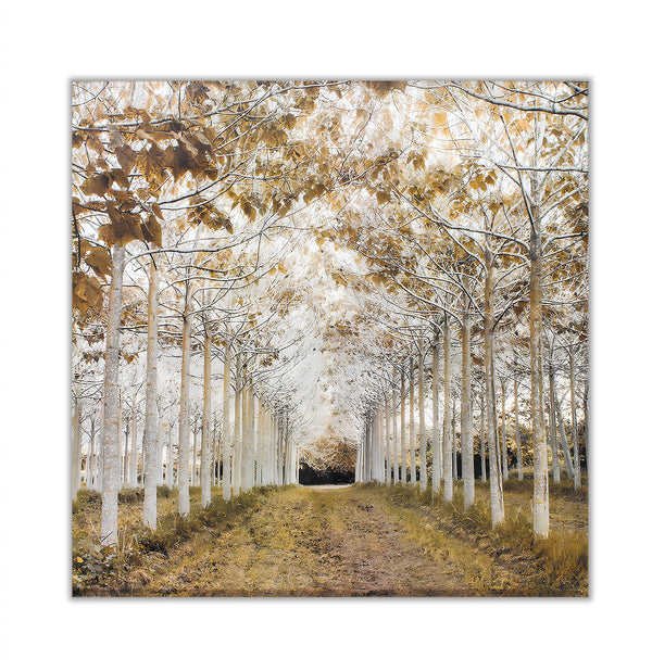 Canvas Wall Art, Golden Tree, Wall Poster