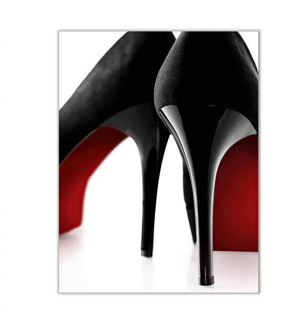 Canvas Wall Art, Louboutin, Nude Wall Poster