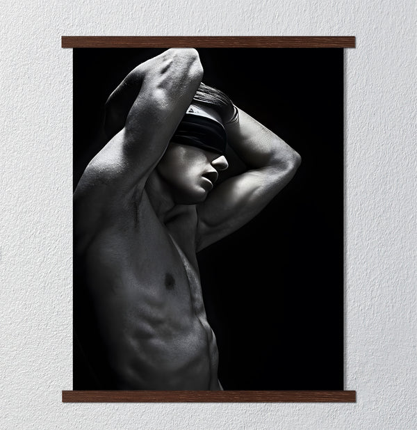 Canvas Wall Art, Man, Nude Wall Poster