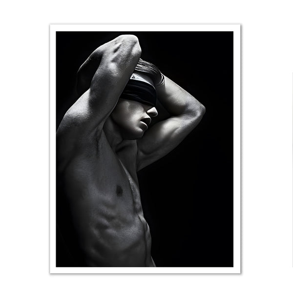 Canvas Wall Art, Man, Nude Wall Poster