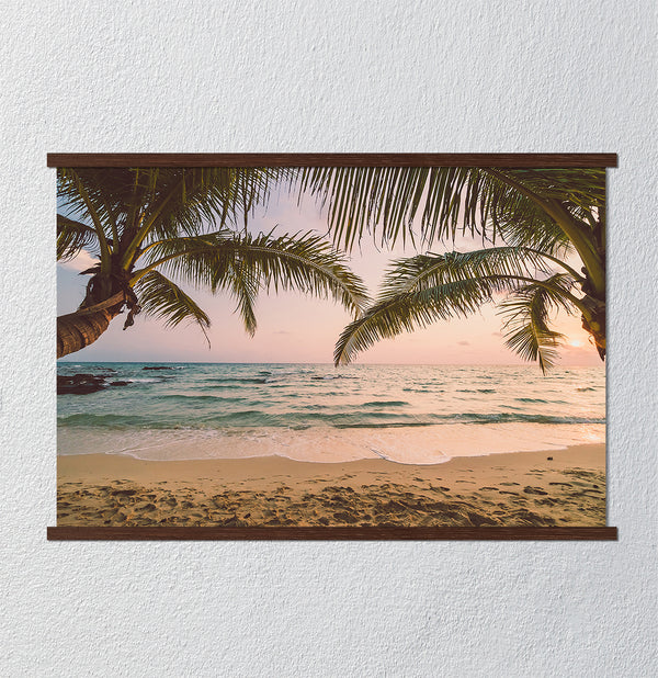 Canvas Wall Art, Tropical Beach, Wall Poster