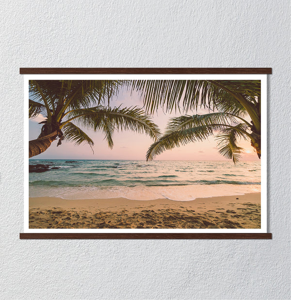 Canvas Wall Art, Tropical Beach, Wall Poster