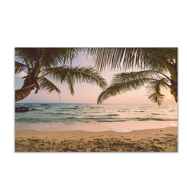 Canvas Wall Art, Tropical Beach, Wall Poster