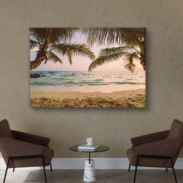 Canvas Wall Art, Tropical Beach, Wall Poster