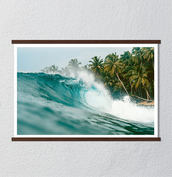 Canvas Wall Art, Tropical Wave, Wall Poster