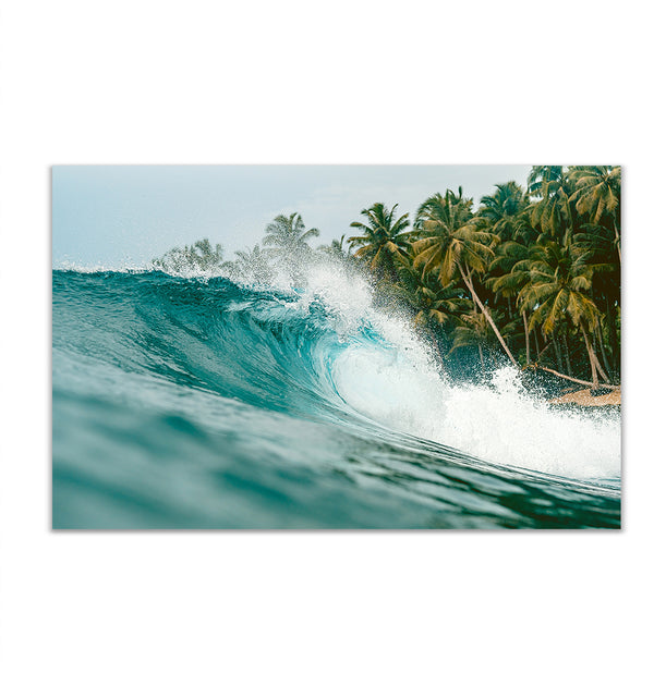 Canvas Wall Art, Tropical Wave, Wall Poster