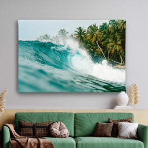 Canvas Wall Art - Tropical Wave