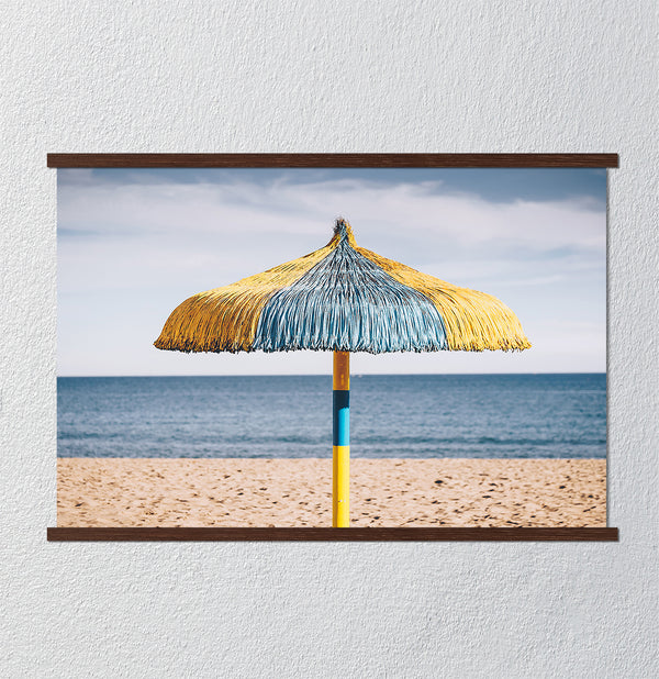 Canvas Wall Art, Beach umbrella, Wall Poster