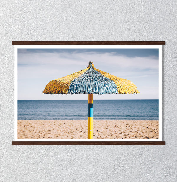 Canvas Wall Art, Beach umbrella, Wall Poster