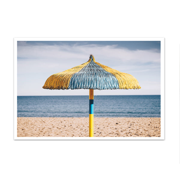 Canvas Wall Art, Beach umbrella, Wall Poster