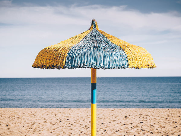 Canvas Wall Art, Beach umbrella, Wall Poster