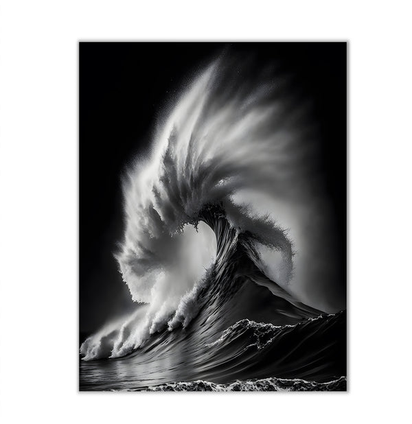 Canvas Wall Art, Dramatic Wave, Wall Poster